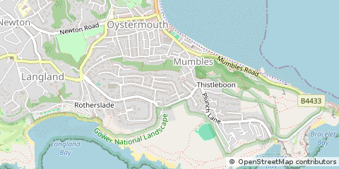 Map of Swansea