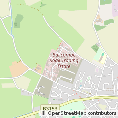 Map of Bancombe Business Estate, Somerton