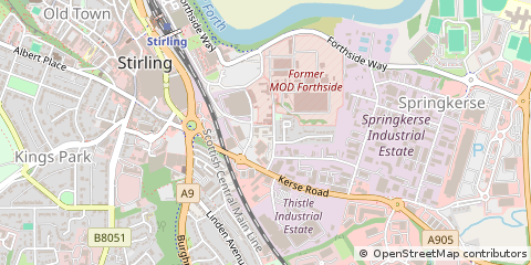 Map of Stirling