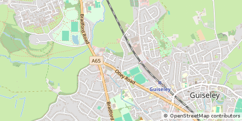 Map of Leeds, West Yorkshire