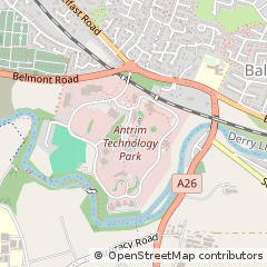 Map of Antrim, County Antrim