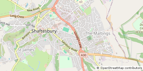 Map of Shaftesbury