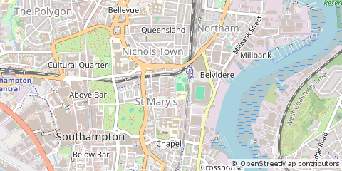 Map of Southampton