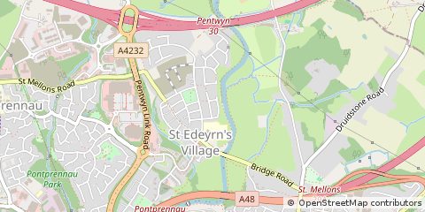 Map of Cardiff