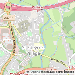 Map of Cardiff
