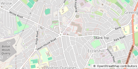 Map of West Yorkshire