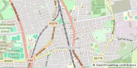 Map of Manchester