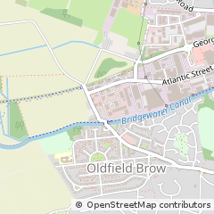 Map of Altrincham, Cheshire