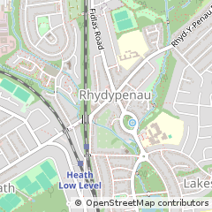 Map of Cardiff, South Wales