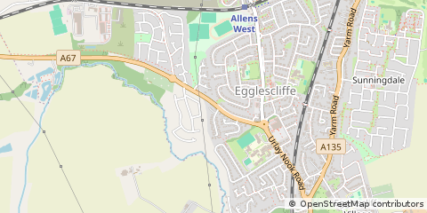 Map of Stockton-on-Tees