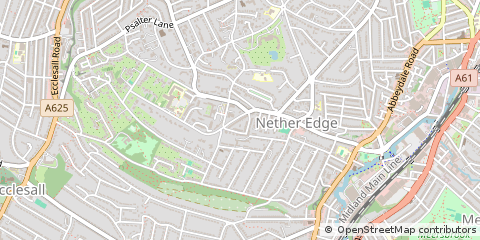Map of Sheffield