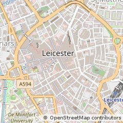 Map of Leicester