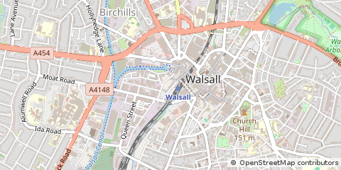 Map of Walsall