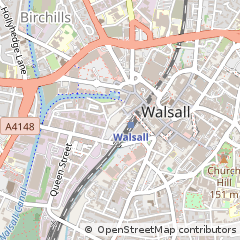 Map of Walsall