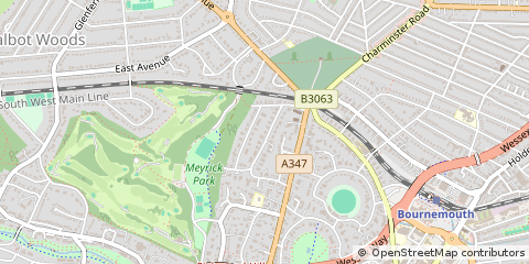 Map of Bournemouth