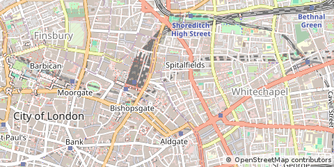 Map of London, Hertfordshire