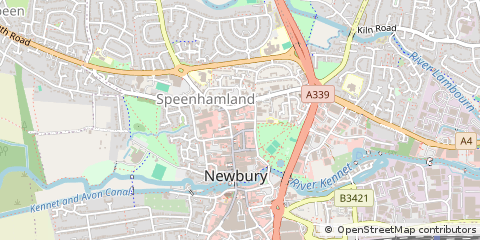 Map of Newbury