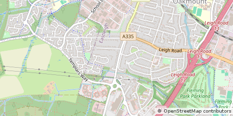 Map of Eastleigh