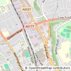 Map of Bradford, West Yorkshire