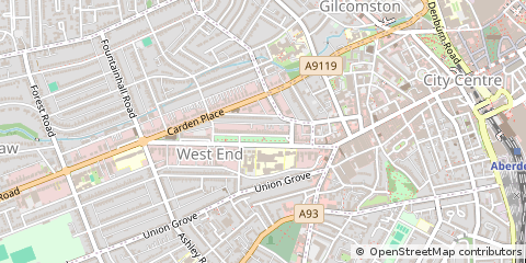 Map of Aberdeen