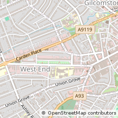 Map of Aberdeen