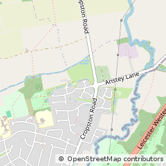 Map of Anstey, Leicester