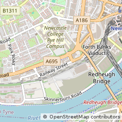 Map of Newcastle-Upon-Tyne