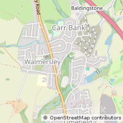 Map of Bury, Lancashire