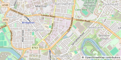 Map of Glasgow