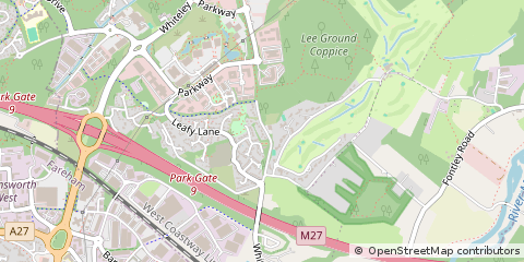 Map of Fareham, Hampshire