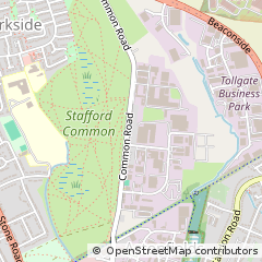 Map of Stafford, Staffordshire