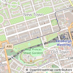 Map of Edinburgh, Lothian Region