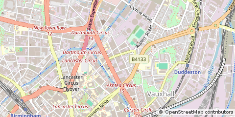 Map of Birmingham