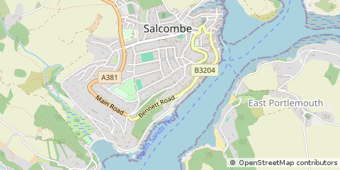 Map of Salcombe