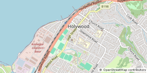 Map of Holywood, County Down