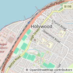 Map of Holywood, County Down