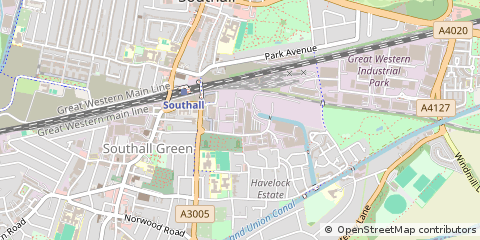 Map of Southall