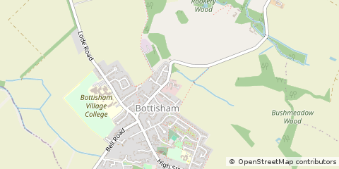 Map of Cambridge, Cambridgeshire