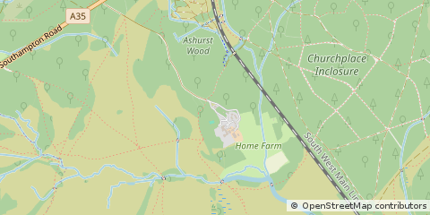 Map of Southampton, Hampshire