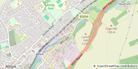 Map of OFF Mill Lane, Alton Hampshire