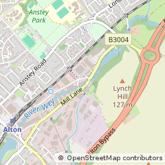 Map of OFF Mill Lane, Alton Hampshire
