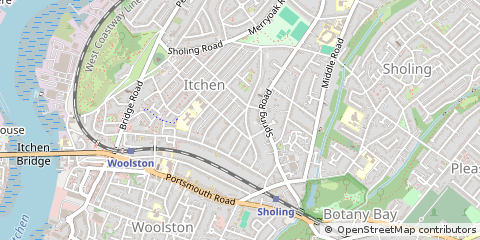 Map of Southampton