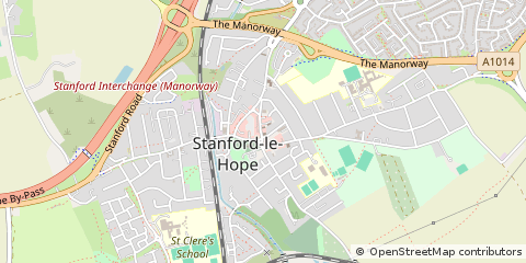 Map of Stanford-LE-Hope, Essex