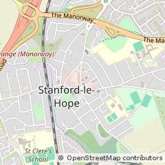 Map of Stanford-LE-Hope, Essex