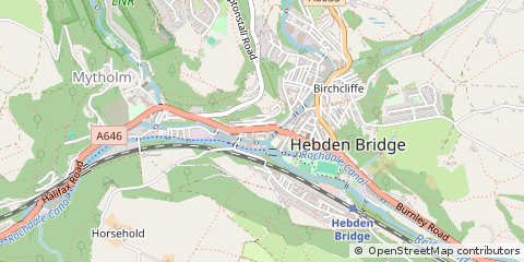 Map of W Yorkshire