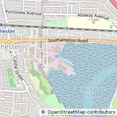 Map of Portchester, Hampshire
