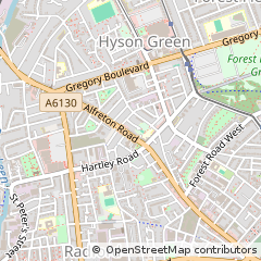 Map of Nottingham