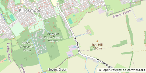 Map of Harlow, Essex