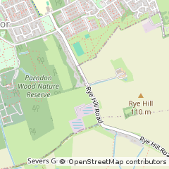 Map of Harlow, Essex