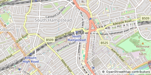 Map of ST John's Wood, London